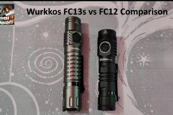 Wurkkos FC13s vs FC12 Comparison Of LED EDC Flashlights Wurkkos FC13s vs FC12 Flashlight Comparison